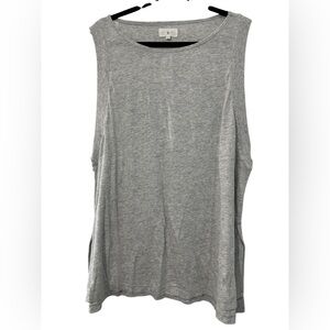 Lou & Grey Heather Gray Muscle Tee